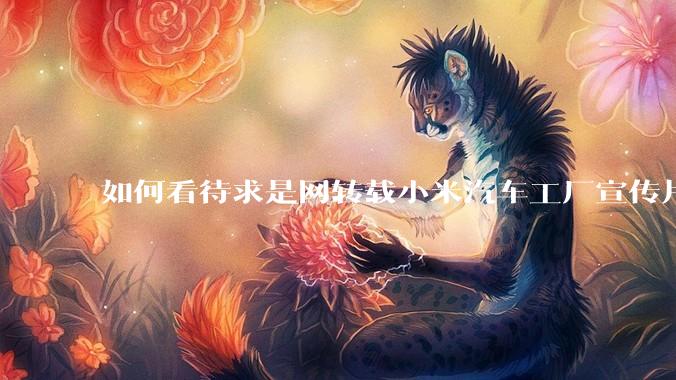 如何看待求是网转载小米汽车工厂宣传片？