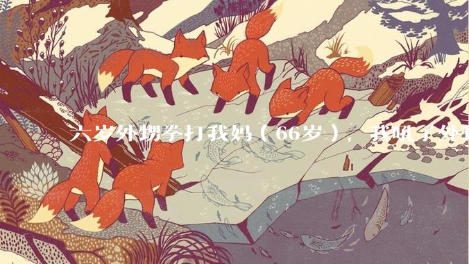 六岁外甥拳打我妈（66岁），我吼了外甥几句，被我姐怀恨在心一年多，说我吓到外甥。如果是你该如何处理？