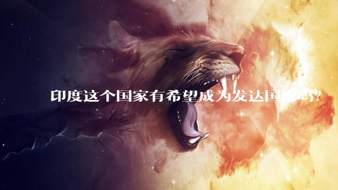 印度这个国家有希望成为发达国家吗？